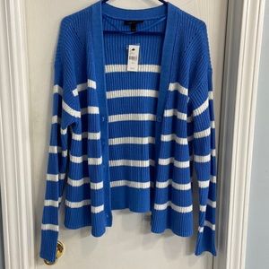 NWT - Blue and white cardigan - Size 14/16